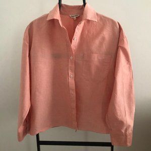 Djerf Avenue Breezy shirt sz M salmon coloured shirt